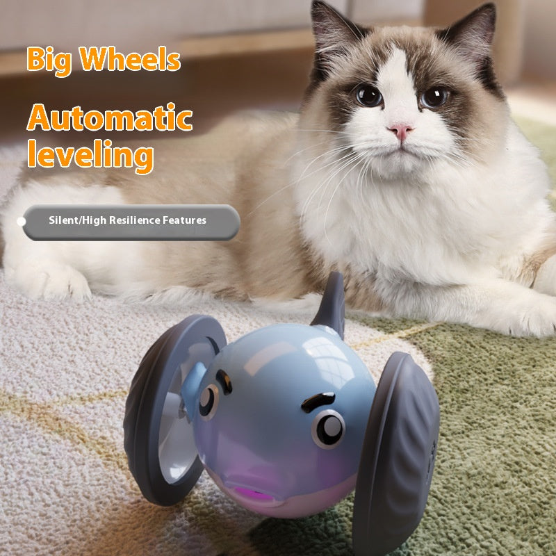 Animaux de sport intelligent voiture de marche chat de marche chien auto-salon soulageant jouet