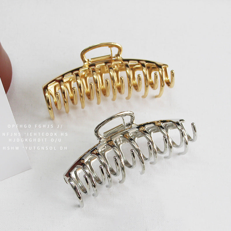 Claw simple Large Shark Clip Coiffure en métal