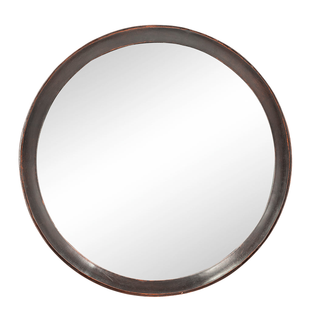 20x1.5 Style de décoration transitoire Mango mur miroir de mur avec cadre de mang solide