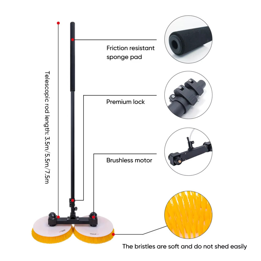 Robot de nettoyage électrique pour panneaux photovoltaïques