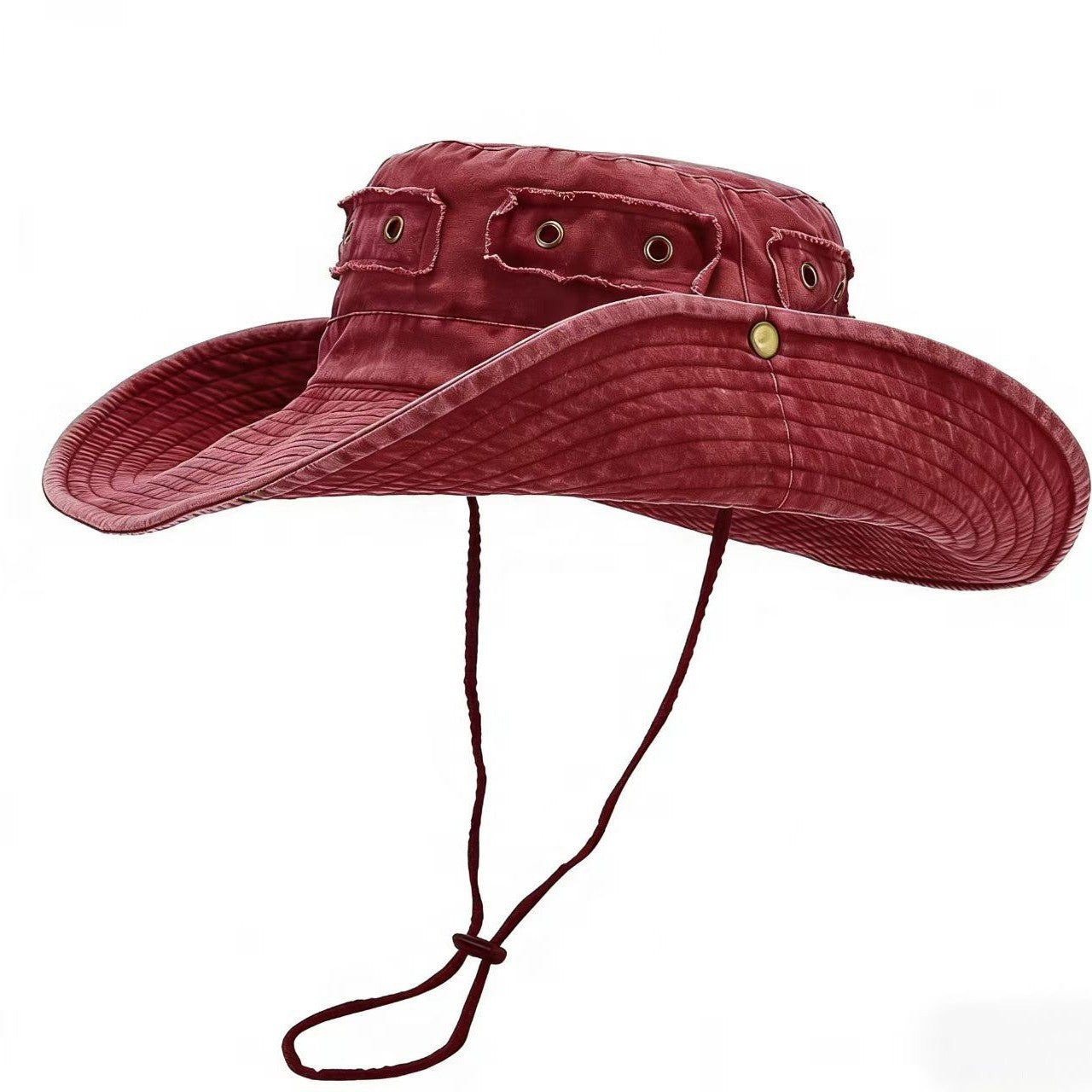 Chapeau de seau Lavé-cotton rétro pour la protection solaire à l'extérieur