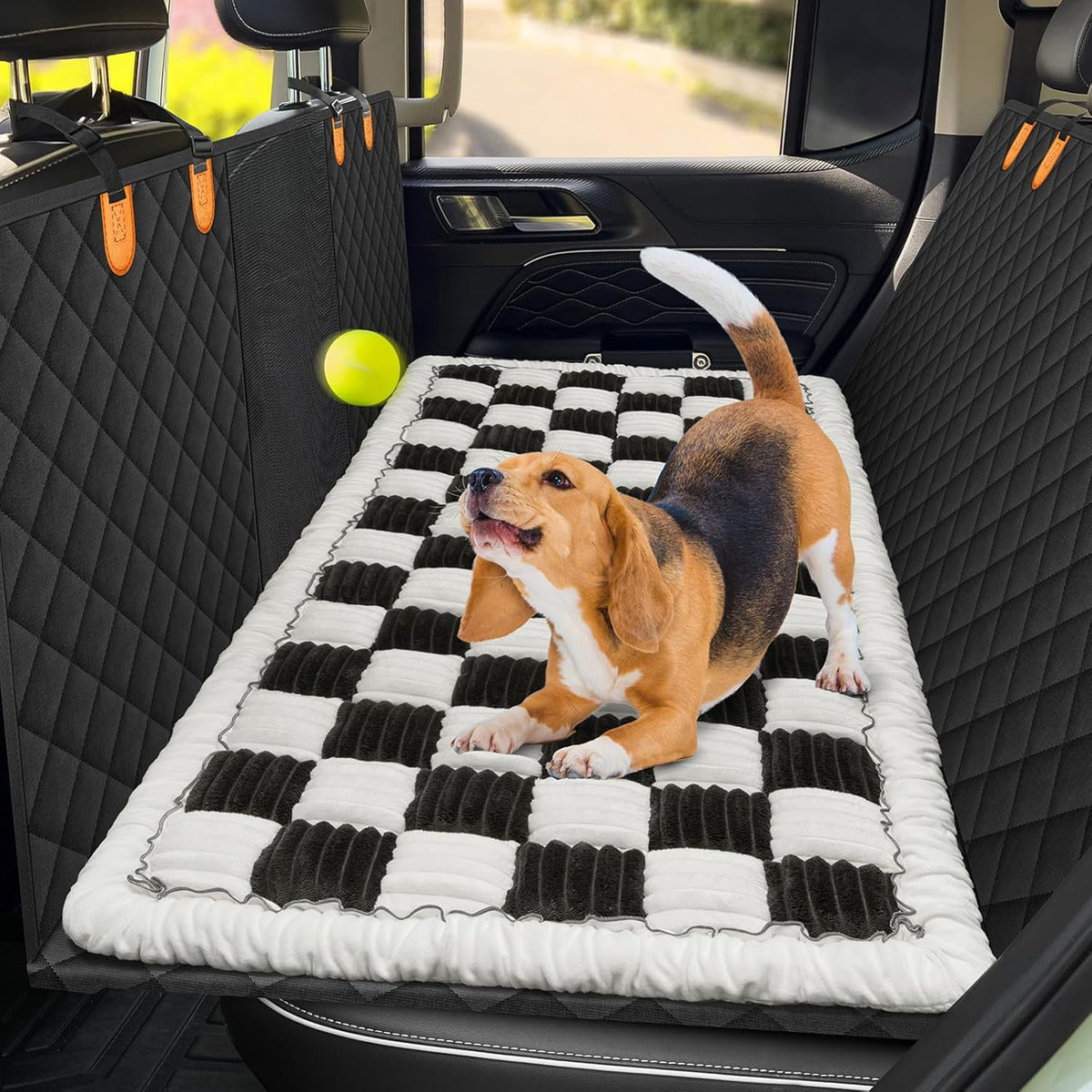 Tapis de voiture en peluche de coussin épais
