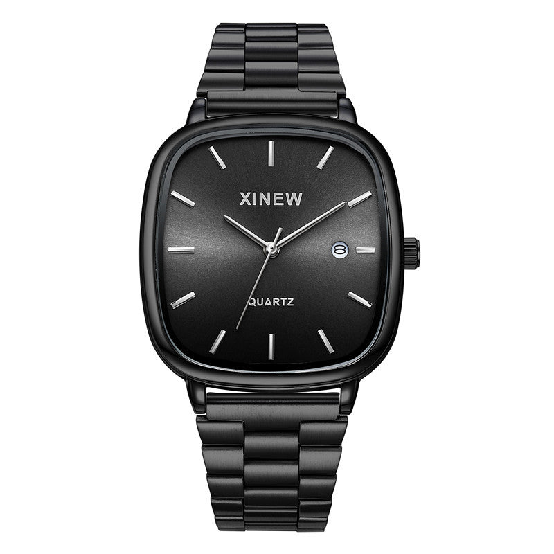 Stainless Steel Bracelet Fashion Minimalist Calendar Quartz Watch