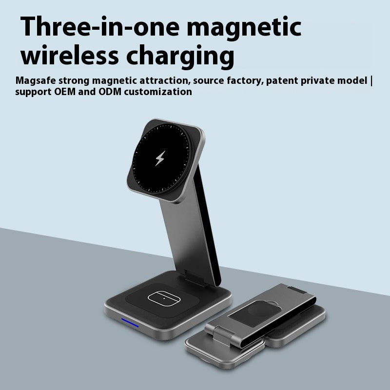 Chargeur sans fil en alliage pliant