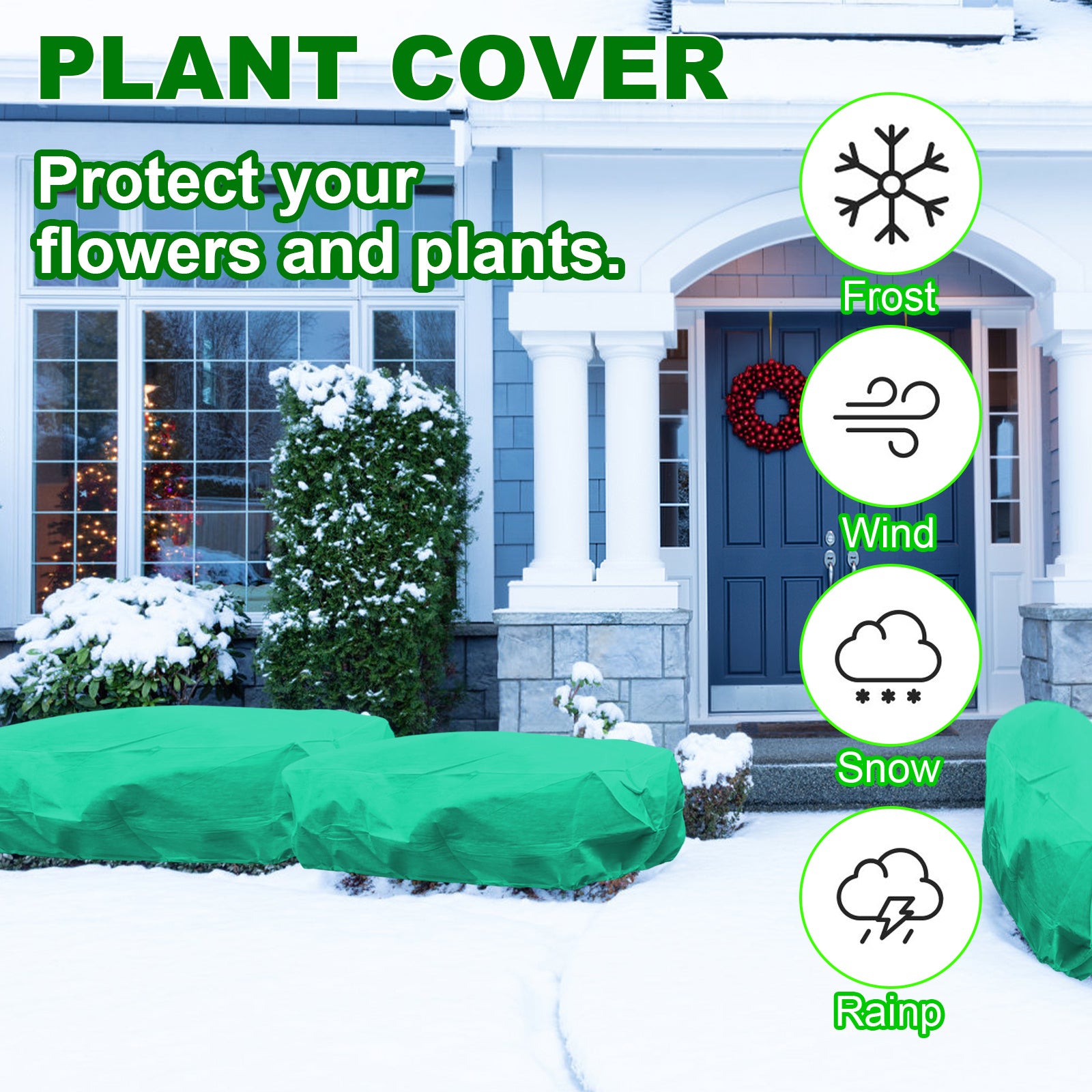 Couvertures de protection pour boîtes à fleurs