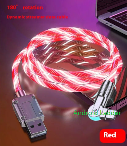 Colorful Cheval Racing Light Car Atmosphère Fil de charge Super rapide