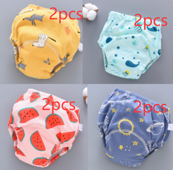 Pantalons d'entraînement pour bébés Lavable Couverture de couche de gaze 6 couches