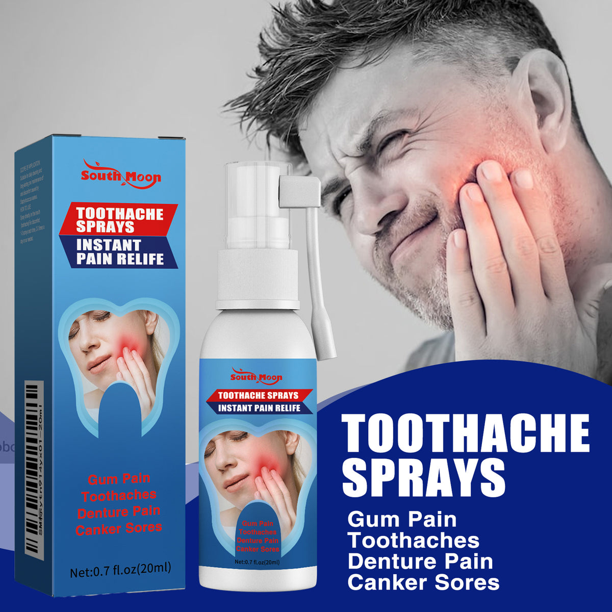 Spray de confort oral Boîte de 20ml
