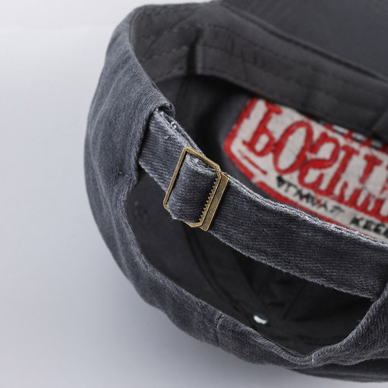 Chapeau de broderie à trois dimensions en patch lavé