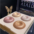 Palette en surbrillance bicolore avec ombre à paupières