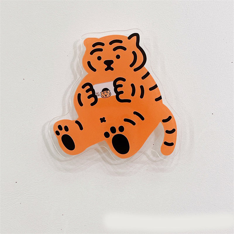 Support de téléphone portable portable Tiger cartoon mignon