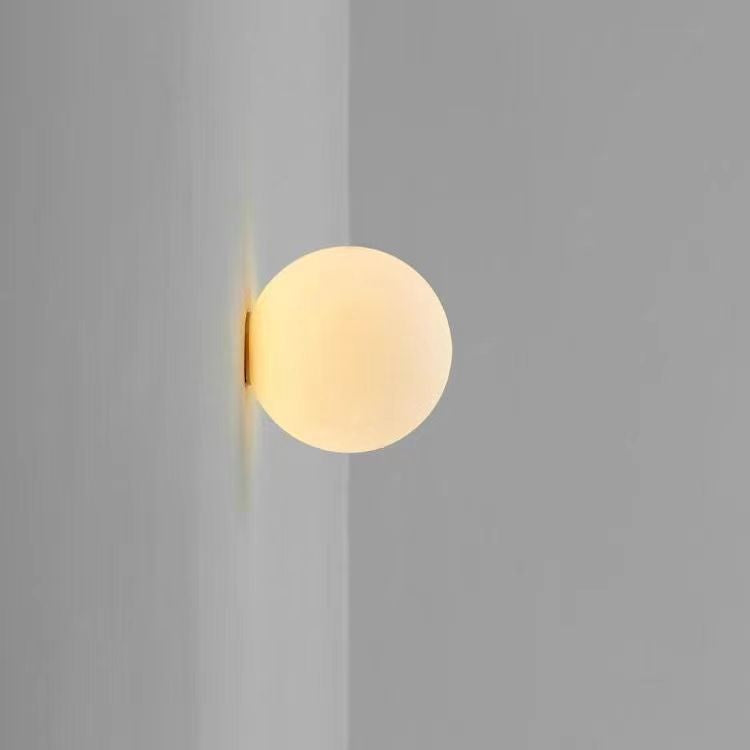 Ball Minimalist Designer Modèle Lampe murale en verre