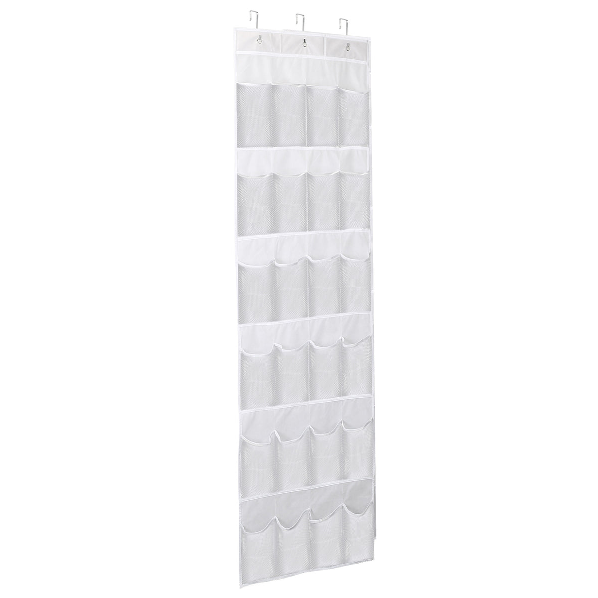 Sur la porte Sac de chaussures pour derrière la porte 24-Pocket cristal clair Organisateur 6-Layer Hang