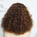12A Cheveux humains double dessin Bob Perruque