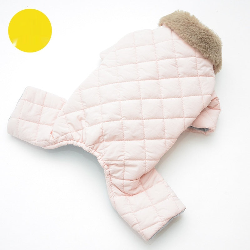 Manteau de coton pour chien de coton d'hiver