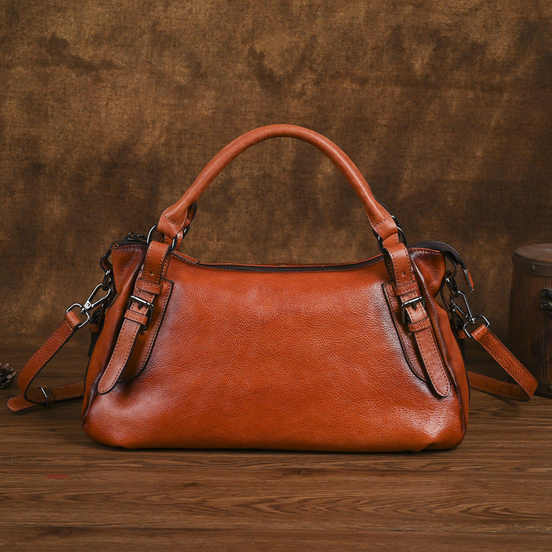 Women's Fashion Cowhide Crossbody Bag