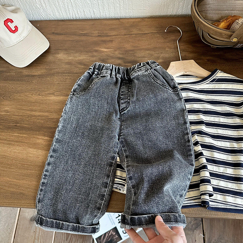 Jeans pour enfants au printemps