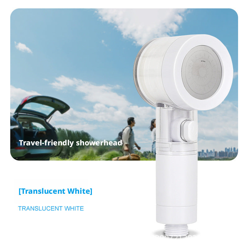 Voyage douche filtre transparent-23 * 12 *8cm-1 pièce