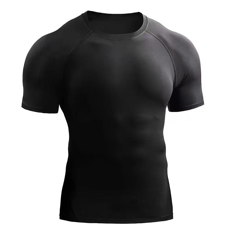 Sports Breathable Sweat-wicking rapide séchage Slim-fit T-shirt pour la condition physique