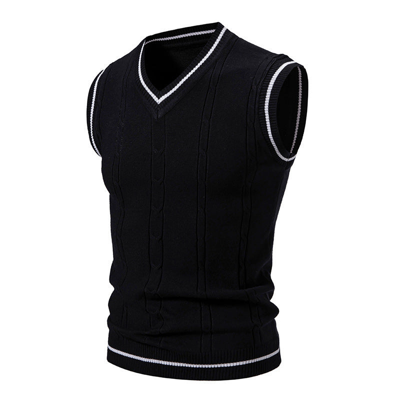 AutomneHiver Hommes Mode tendance Vest Chandails