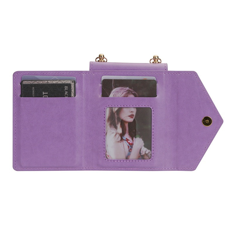 Porte carte zippée latérale Flip5 Étui de téléphone écran pliable Z Flip4 Étui de téléphone Flip4