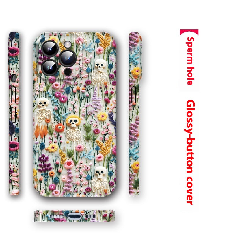 Rétro huile peinture boîtier de téléphone