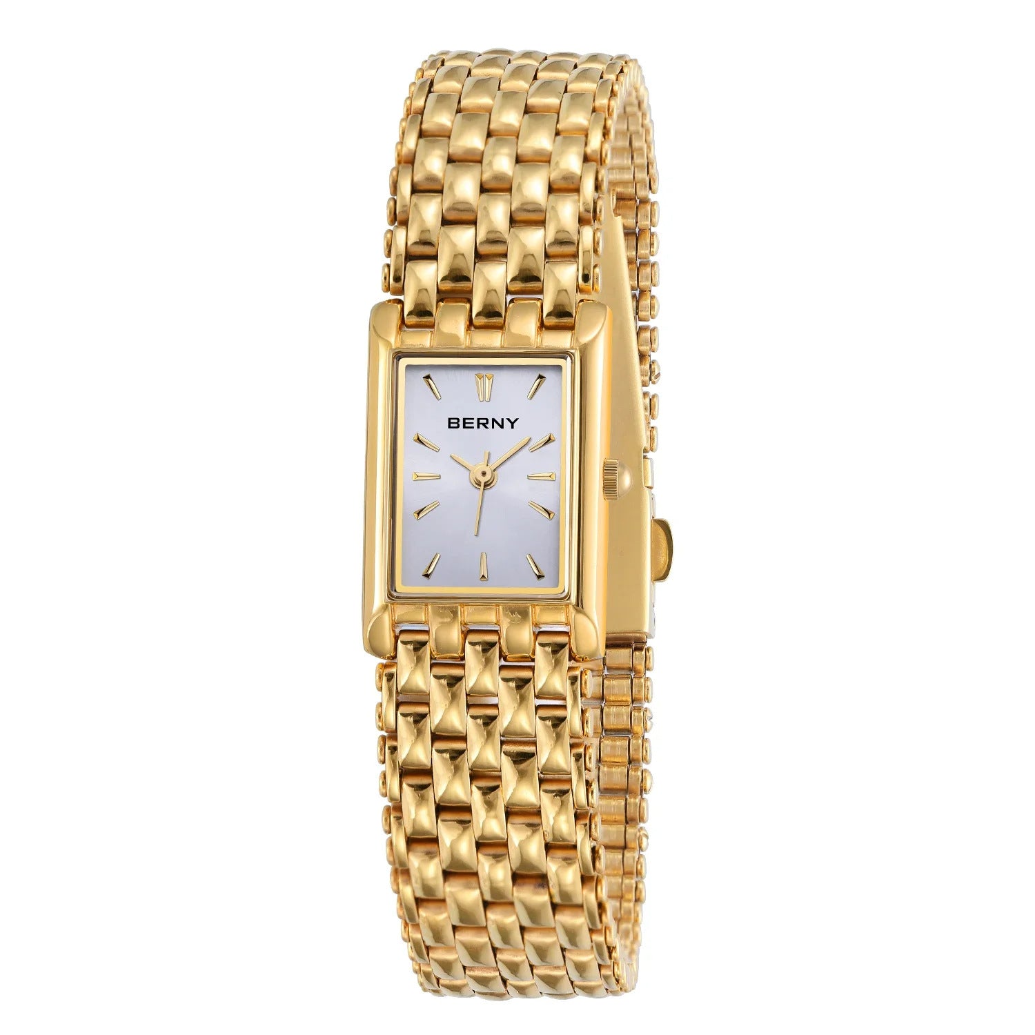 Montre Quartz en or ultra-mince Montres Rectangulaires Homme