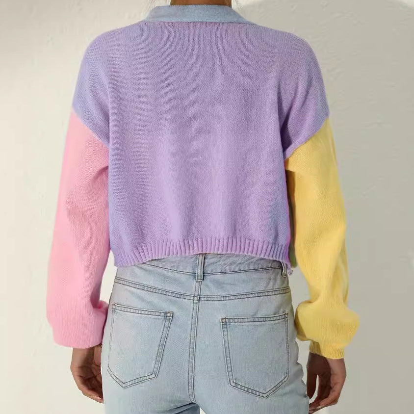 Chandail à dopamine en bloc de couleur
