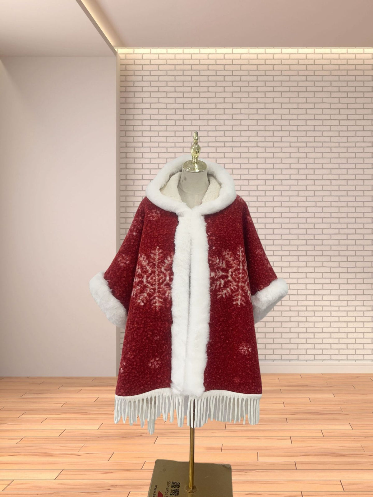 Cloque à capuche d'hiver Châle doublée de polaire et extra-épais dernier style