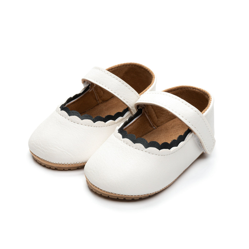 Bébé fille artificielle PU chaussures pour enfants