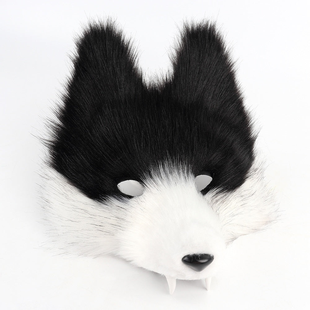 Ensemble 3D de masque de loup de simulation d'Halloween