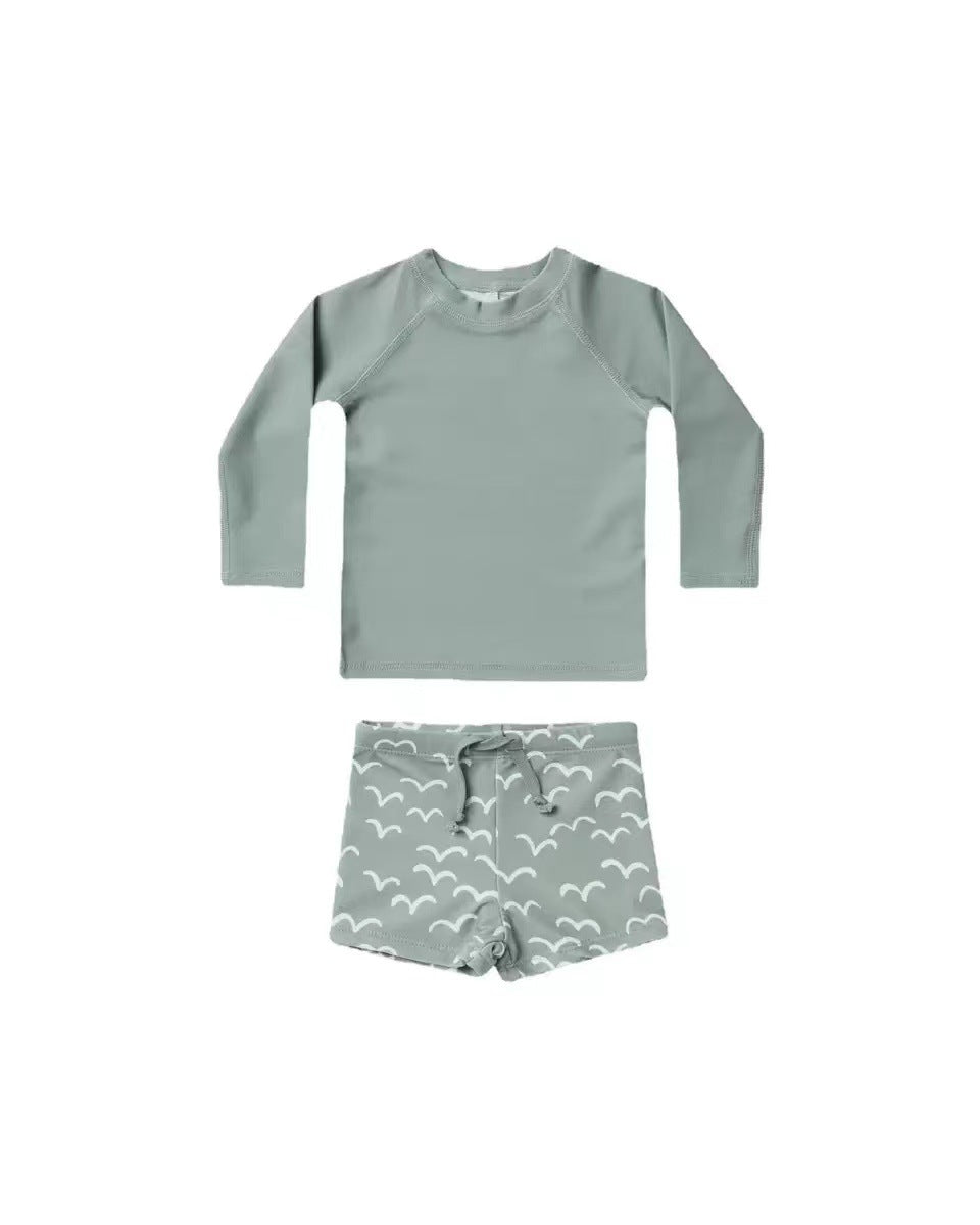Long-sleeved swimsuit for children