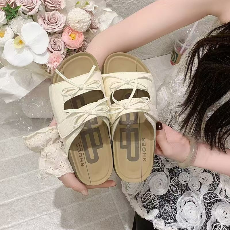 Sandales de diapositives pour femmes Sweet Double Platform