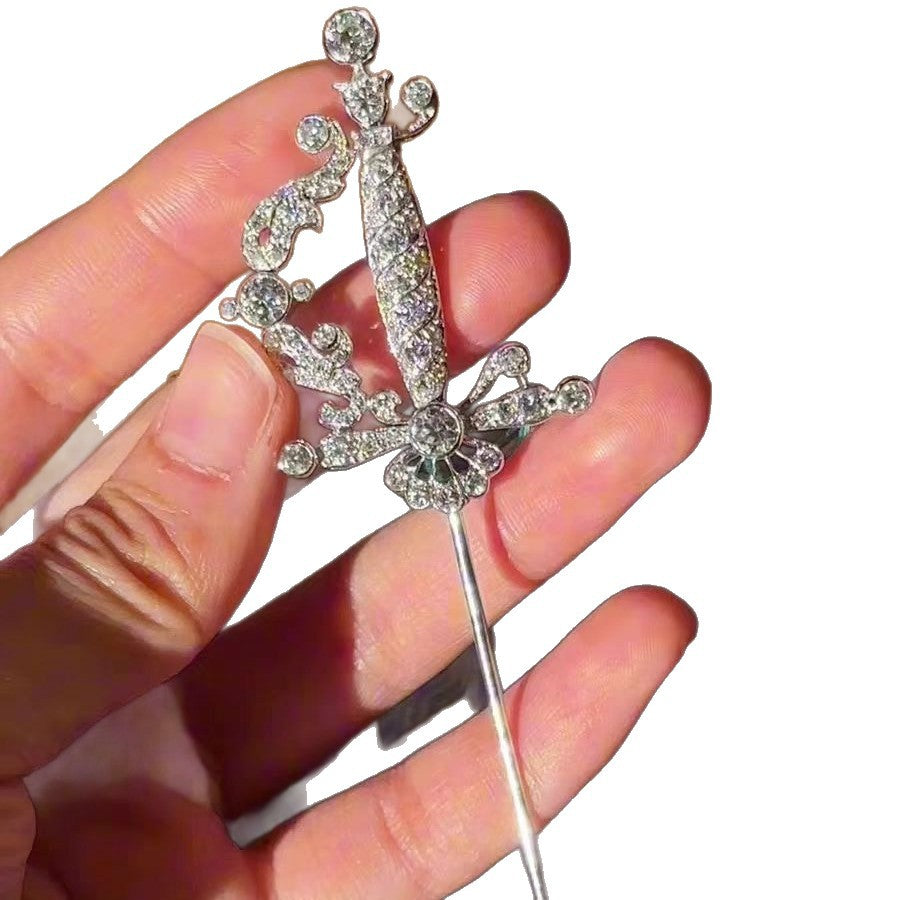 Exquise Vintage Épée de diamant complet