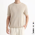 Vêtements tendance masculins occasionnels et détendues à col rond pour hommes