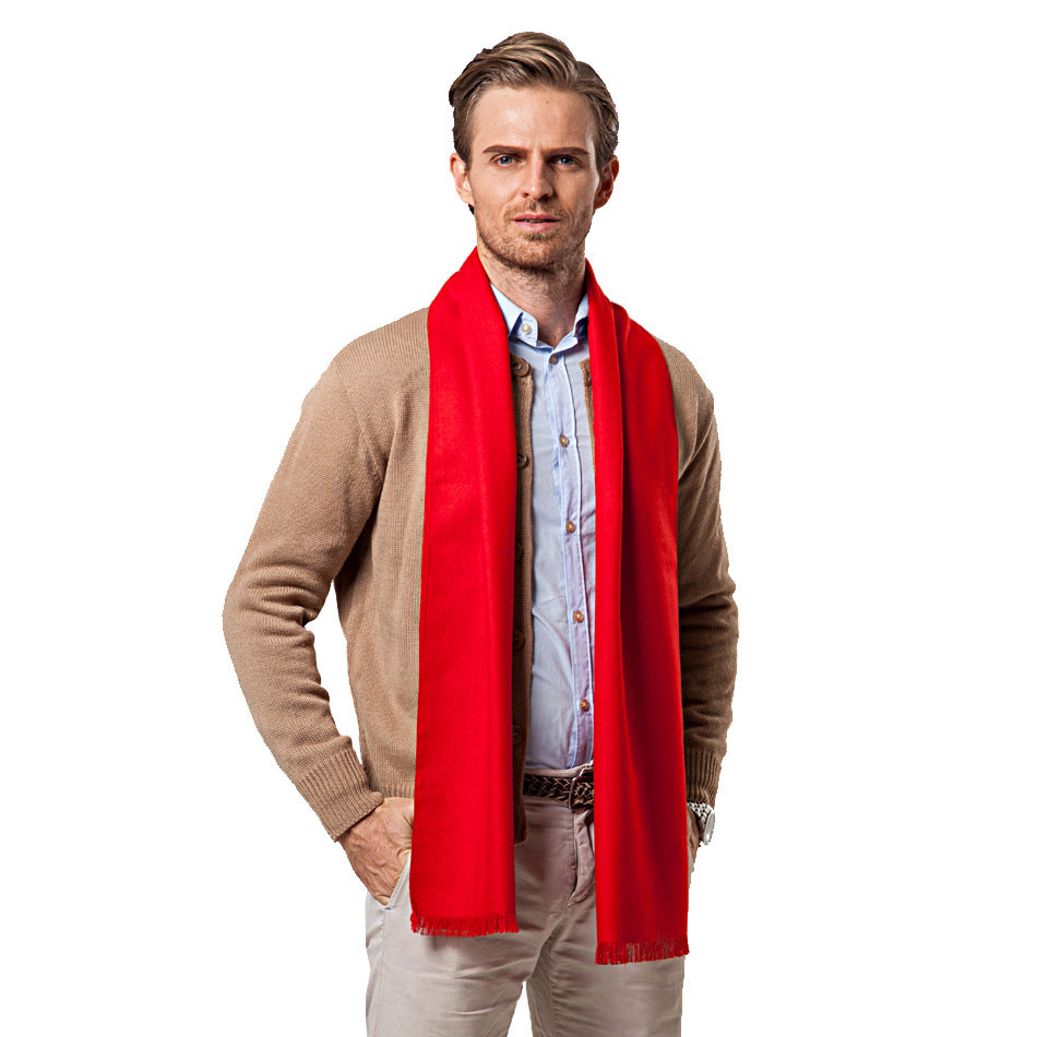 Écharpe en velours double face pour homme
