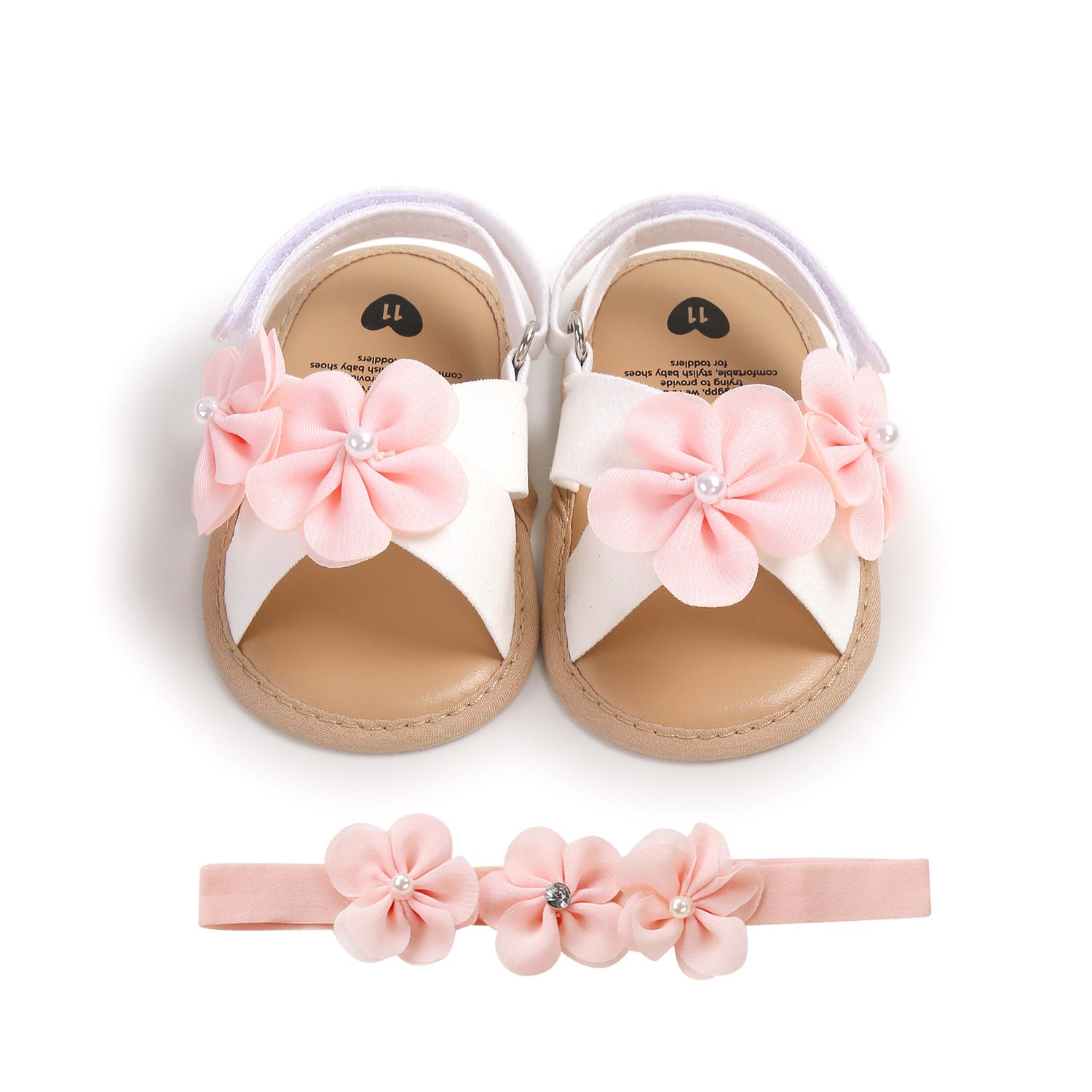 Fashionnable petite prune Blossom Sandales bébé tout-petit