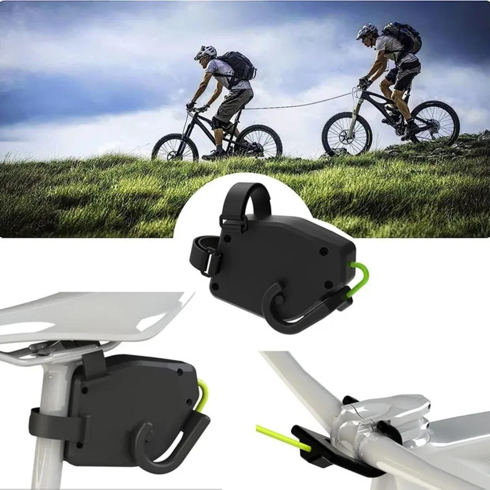 Remorque de vélo de montagne de plein air Traction Device Rope de remorque de vélo parent-enfant