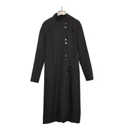Manteau de longue taille pour hommes de style japonais irrégulier