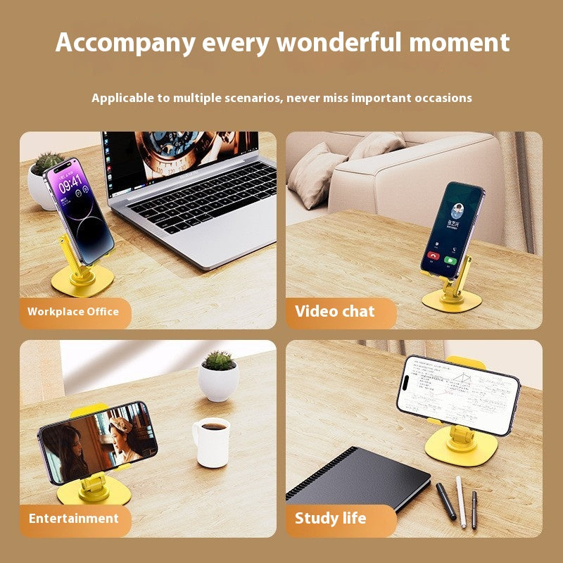 Adjustable Metal Foldable Rotating Phone Stand