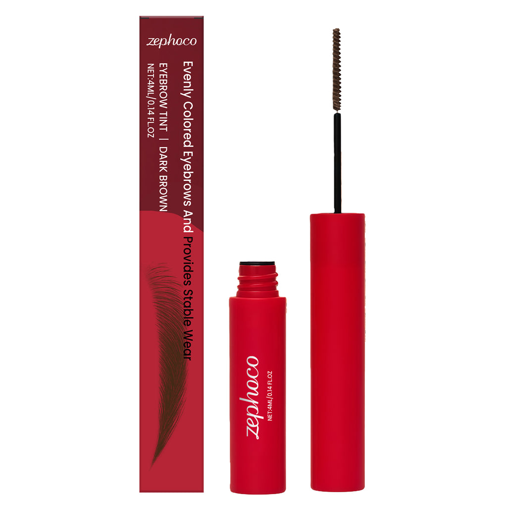 Teinture de sourcils à sourcils imprégnée de rouge