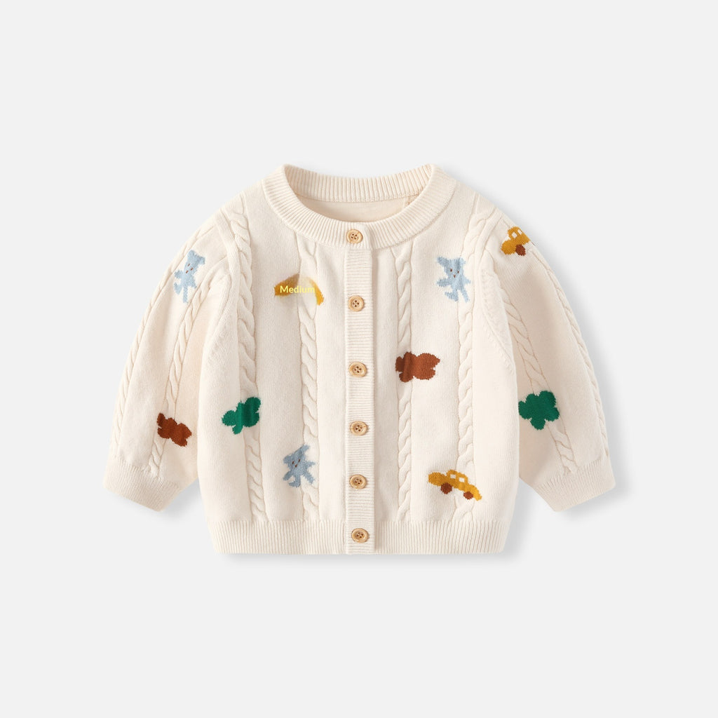 Chandail pour bébé Chemise tricotée pour bébé garçon