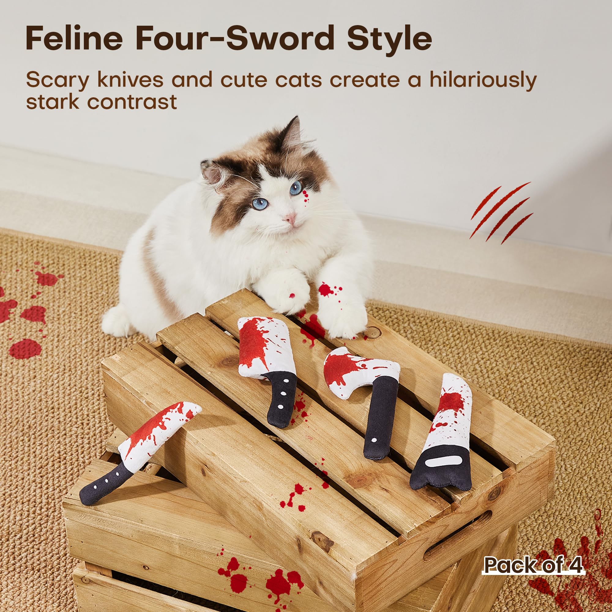 Jouets de chat 4Pcs