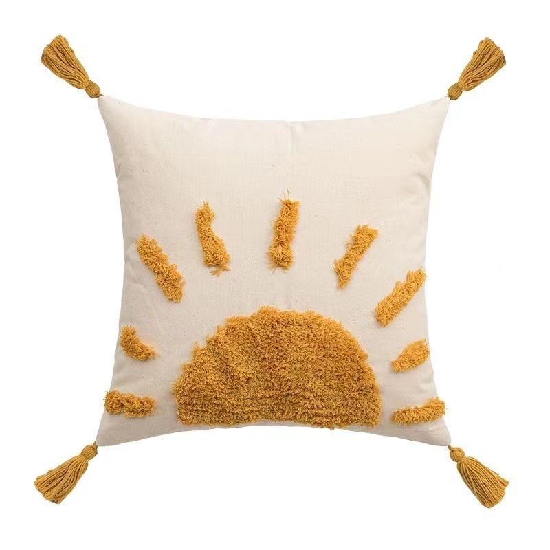 Ins Ximia Guesthouse Moroccan Tufted Coussin Coussin Coussin Coussin Coin de lit et Canapé Dosseret Pads