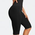Yoga Capri Pantalons sans couture Haute élasticité Tight-fit High-waisted Butt-lifting