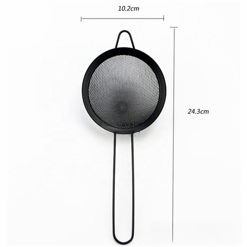 Elégant Matte noir acier inoxydable Bartending Shaker Set