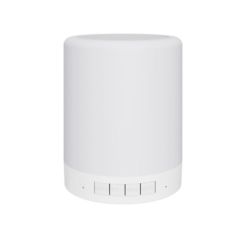 Haut-parleur Bluetooth de bureau pour la chambre à coucher avec 7 couleurs Patting Light sans fil Bluetoo