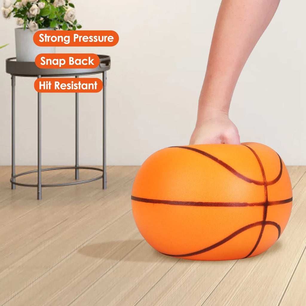 Basketball silencieux avec mousse de rotule Bouncing Basketball silencieux Foa haute densité non revêtue