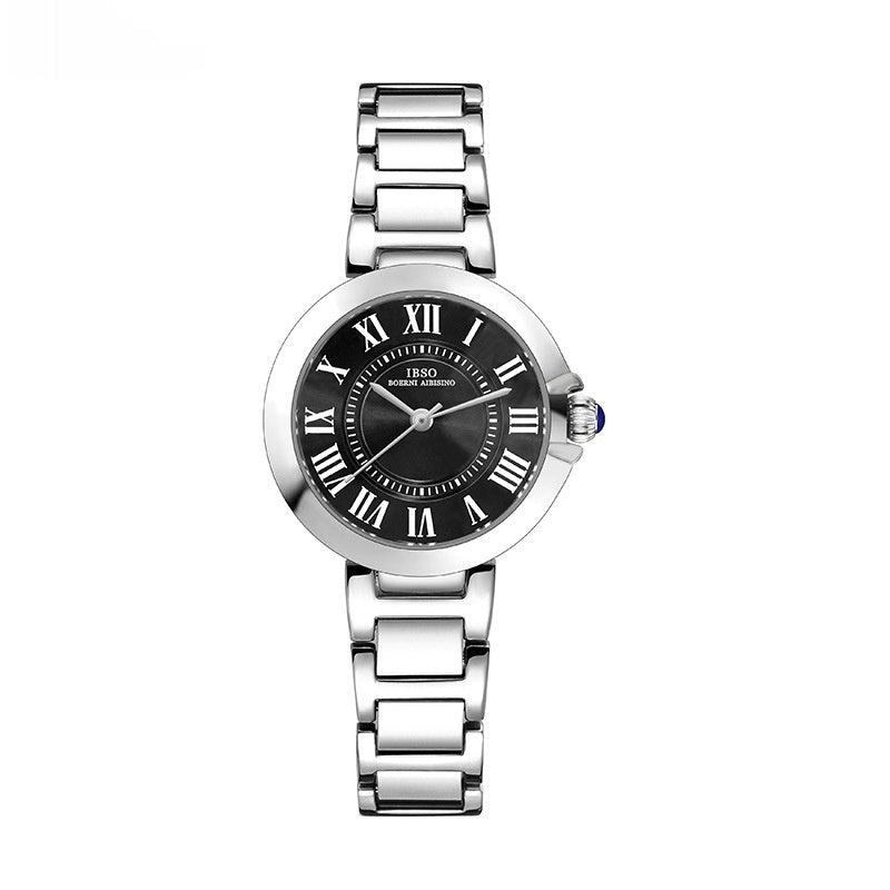 Women's Stainless Steel Roman Numeral Bracelet