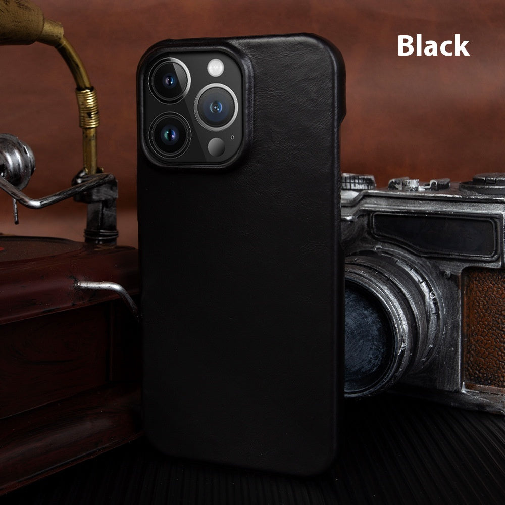 Protection en cuir haut de gamme Téléphone portable Shell